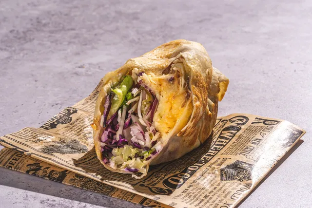 Veģetārais Wrap ar sieru